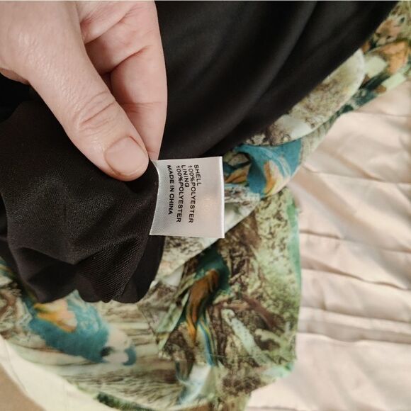 SUNNY girl maxi dress size small chiffon animal print nwt modcloth - Picture 3 of 6